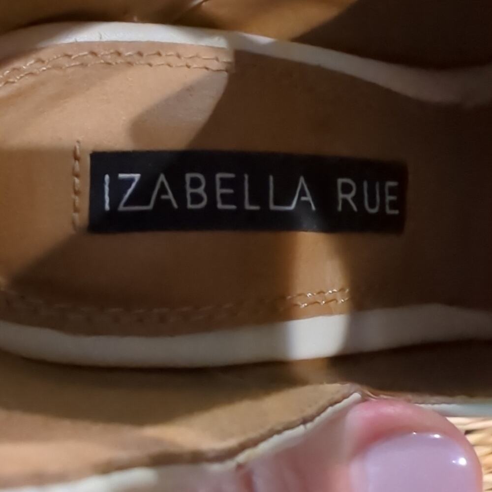 Izabella Rue Ivory Stiletto Booties Size 6 - Picture 6 of 10